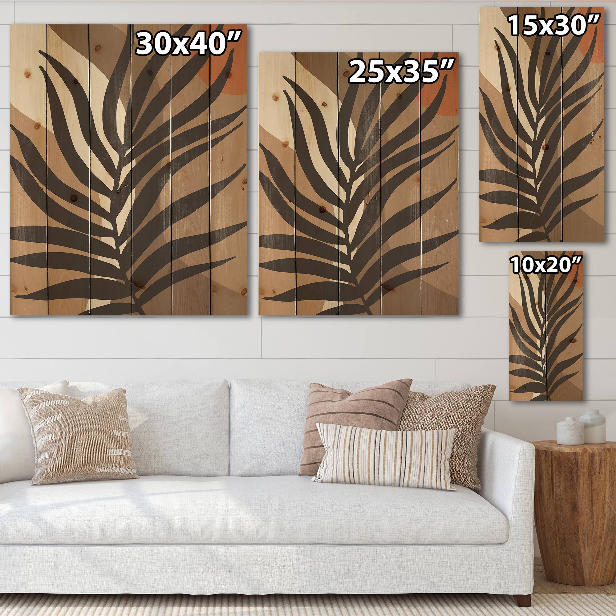 Designart - Tropical Leaf Silhouettes and Shapes II